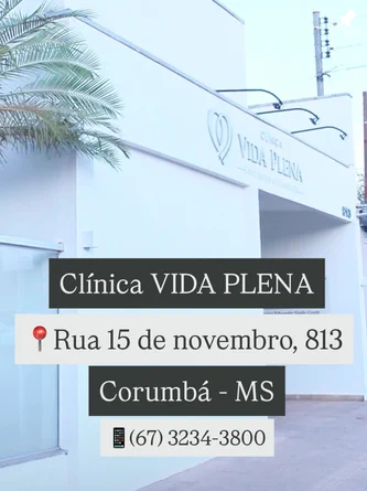 Fachada da Clínica Vida Plena em Corumbá