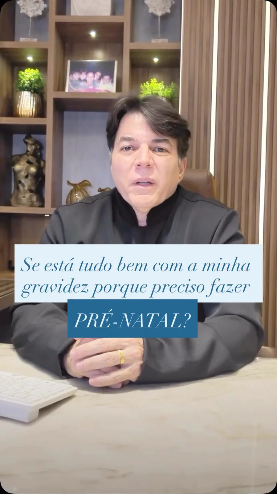 Capa do reel: Se está tudo bem com a minha gravidez, por que preciso fazer PRÉ-NATAL?