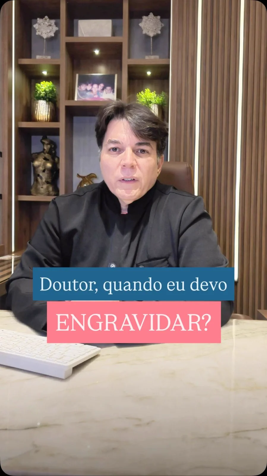 Capa do reel: Doutor, quando eu devo ENGRAVIDAR?